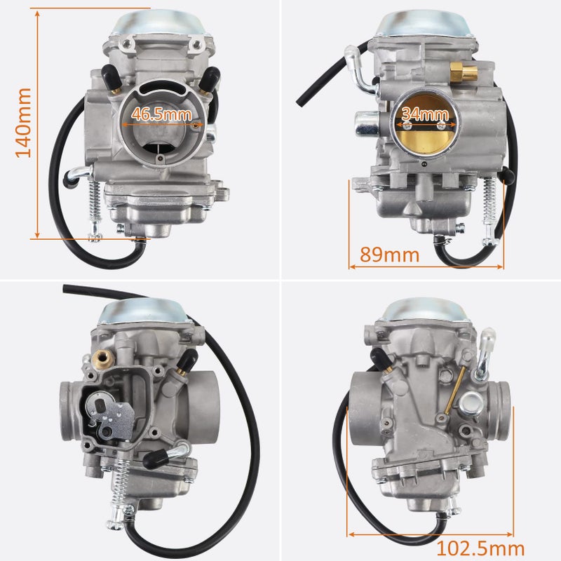 KIPA Carburetor For Polaris Sportsman 500 Carburetor 4X4 ATV Quad 1996-1998 NON HO, OEM Part Number 3130754 3130665, With Fuel Filter & Carbon Dirt Jet Cleaner Tool Kit, Durable stable - Image 4
